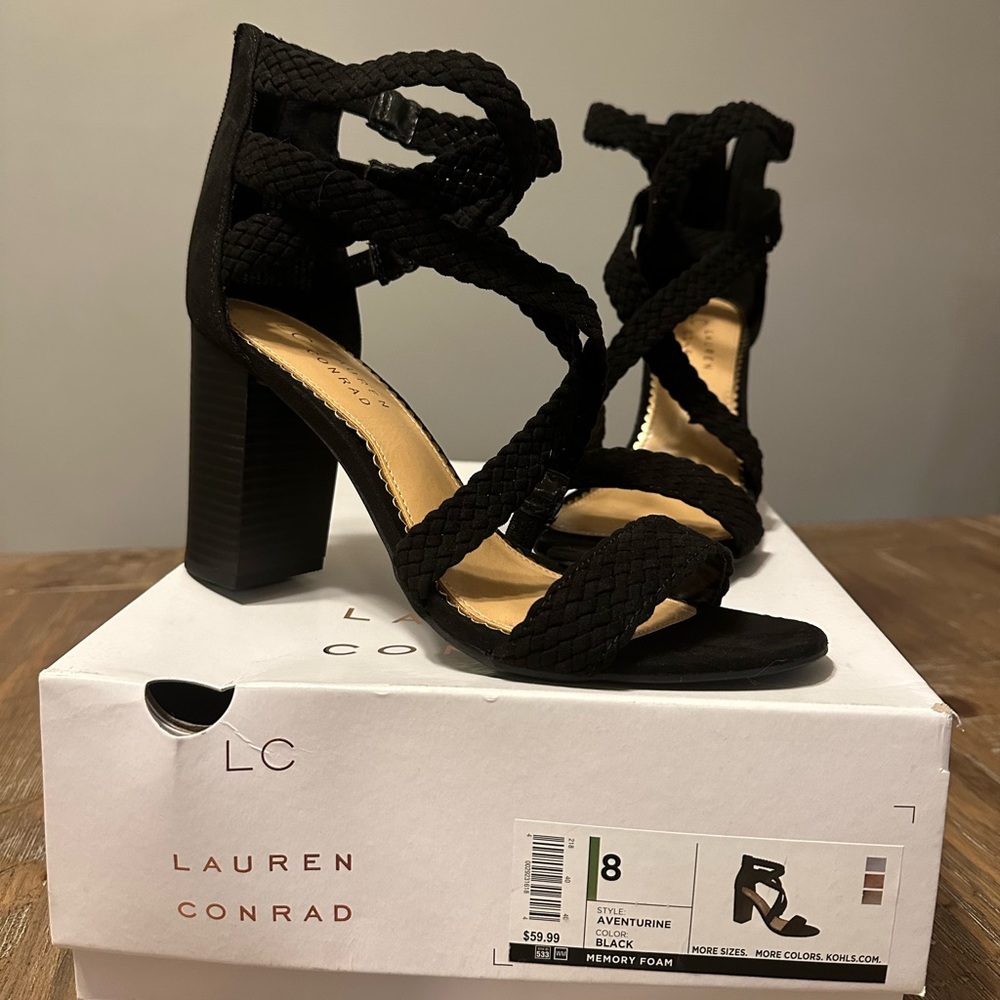 Lauren Conrad Women’s Black Dress Sandal